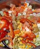 Ensalada con vinagreta de Lima