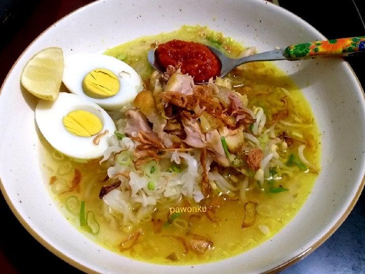 Ternyata ini lho! Cara termudah bikin 187.Soto Ayam lamongan(tanpa koya) dijamin nagih banget