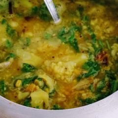 A picture of DALMA a dish from Odisha.