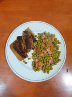 Una foto de Guisantes con Seitán