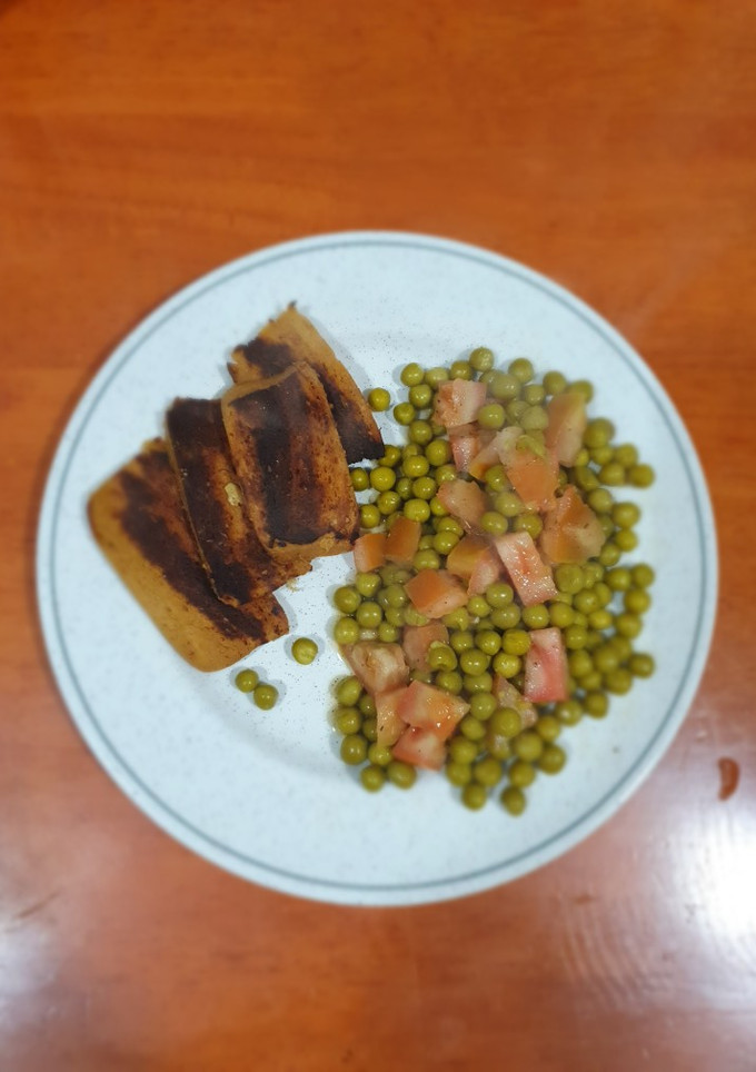 Una foto de Guisantes con Seitán