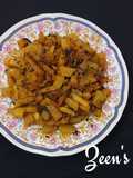 Knol Khol and Spring Onion Sabzi