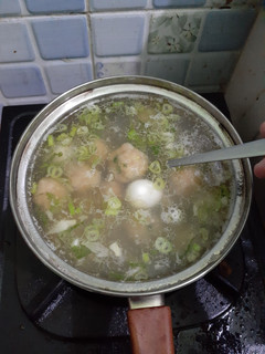 Foto resep 1. Cilok kuah isi keju dan telur puyuh