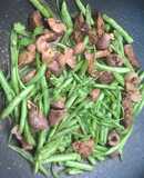 Lòng gà xào đậu que 🐥