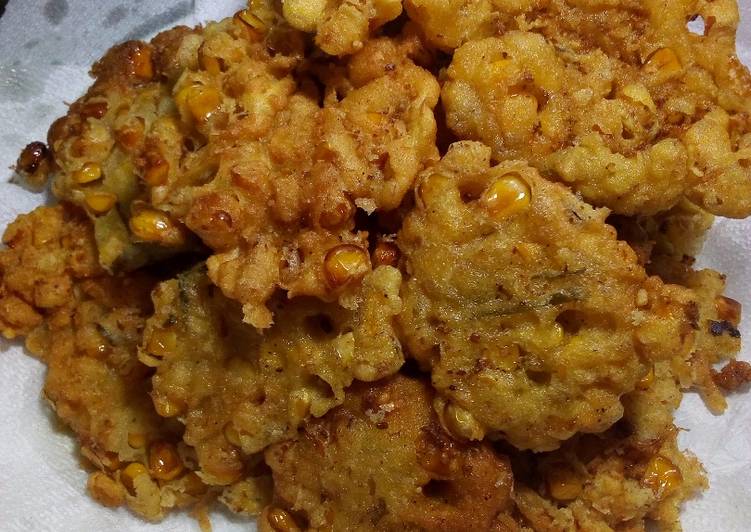 Resep Bakwan jagung tepung mocaf yang Enak