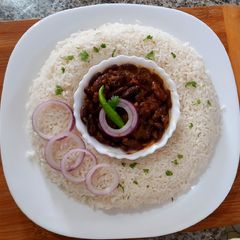 A picture of Rajma Chawal.