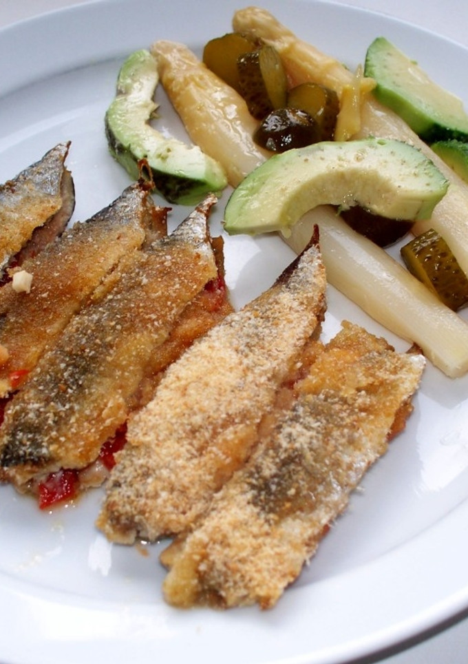Una foto de Sardinas rellenas al horno