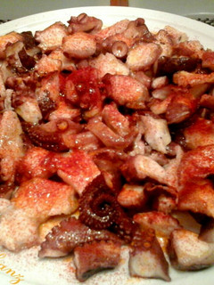 Una foto de Pulpo a la gallega