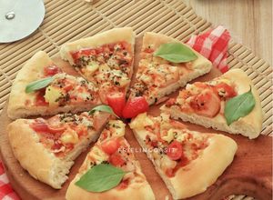 Foto resep Hawaiian Pizza, dari Adonan Roti No Ulen, dengan Minyak dan Telur
