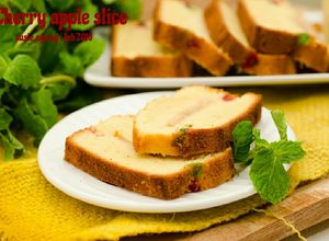 Foto resep Cherry apple slice