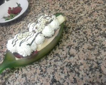 Without Fail Serving Recipe Banana split Delicious