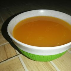 A picture of Local made lemon and ginger juice.