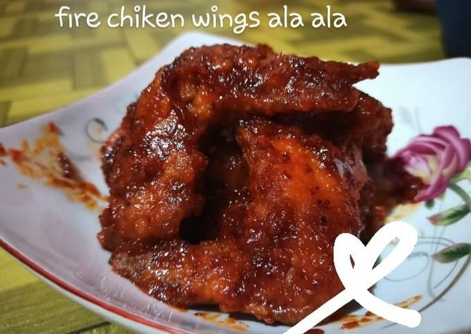 Fire chiken wings ala ala