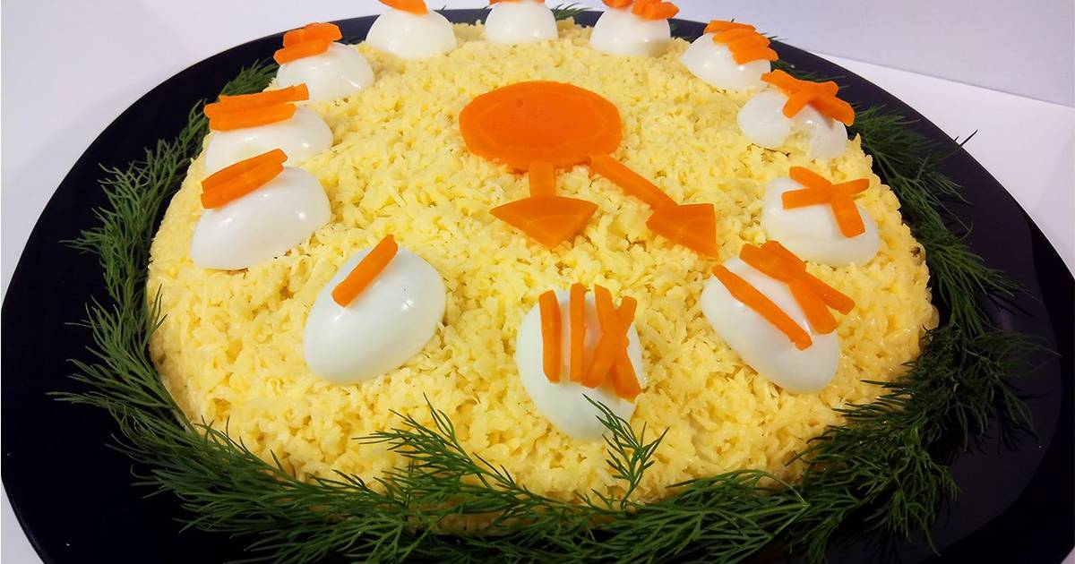 Салат Часы На Новый Год
