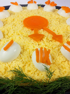 Фото Самый Вкусный Новогодний Салат "Новогодние часы".
