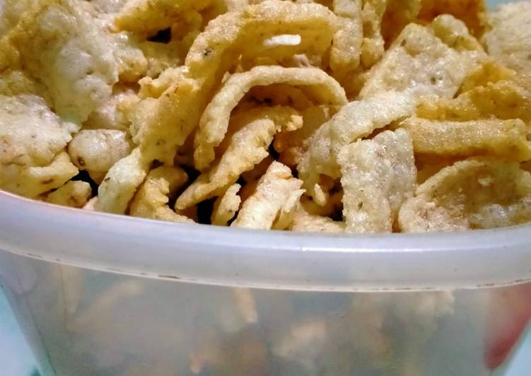 Resep Kerupuk dari kulit kentang Jadi, Sempurna