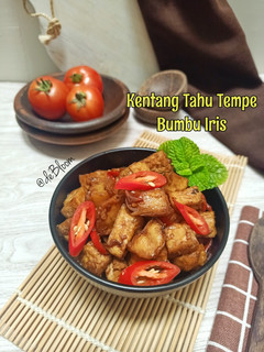 Foto resep 990. Masak Kentang Tahu Tempe Bumbu Iris