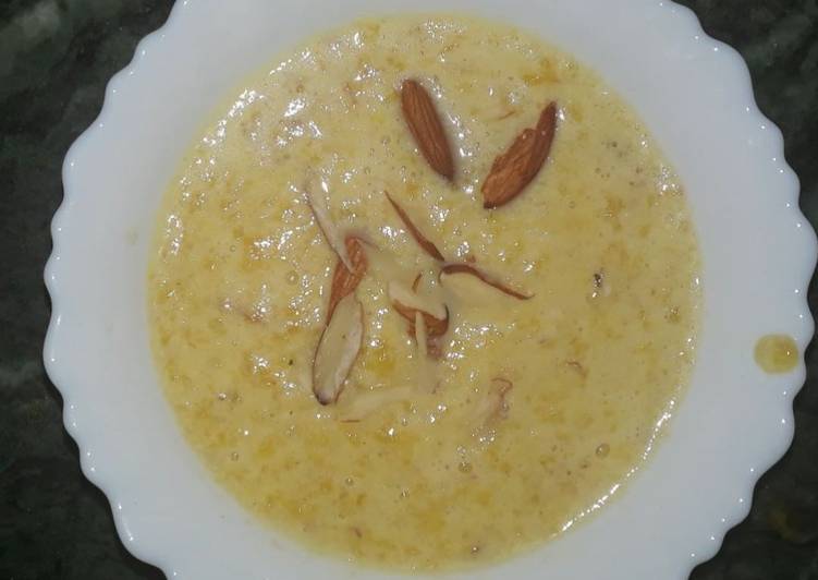 Recipe of Any-night-of-the-week Mango basundi
