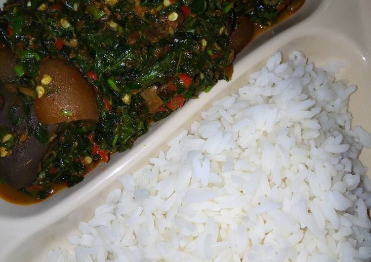 Step-by-Step Guide to Prepare Favorite VEGETABLES SAUCE/WHITE RICE. #Abujamegacookout#