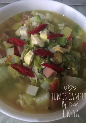 Foto resep Tumis Campur Tahu Sosis