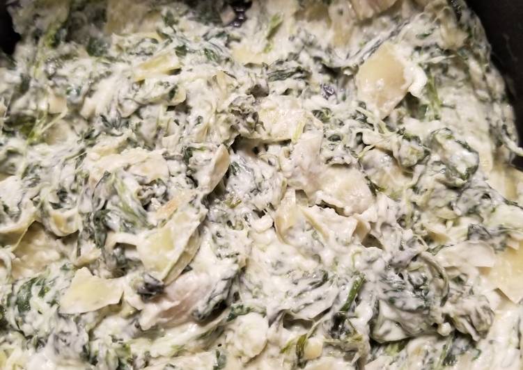 Recipe of Homemade Kaths Spinach artichoke dip