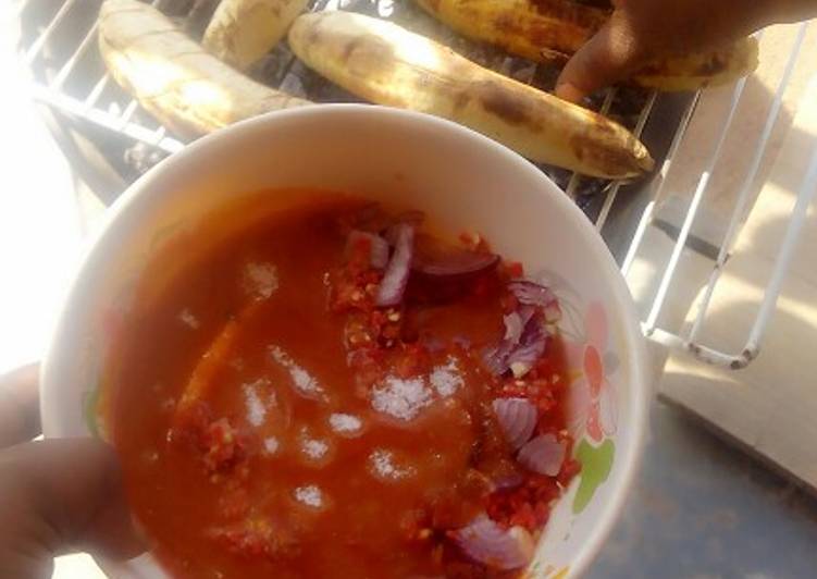 Recipe of Favorite Rosted plantain and stew