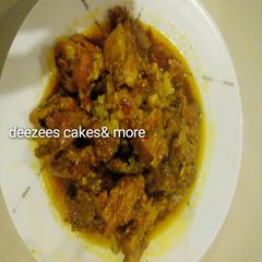 A picture of Pepper soup with cinnamon.