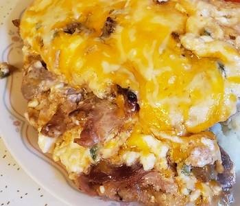 Unique Cuisine Brads bacon jalapeno popper pork chops Delicious