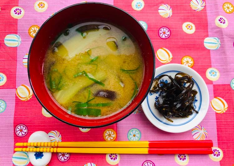 Dinner Ideas Japanese Eggplant Miso Soup