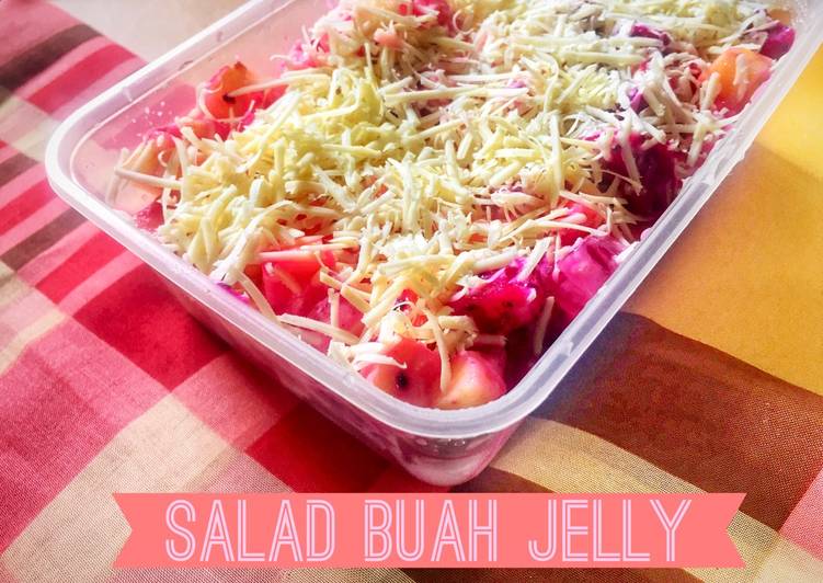 Resep masakan Salad Buah Jelly | cara pembuatan Salad Buah Jelly Yang Anti Gagal