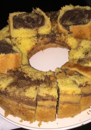 Foto resep Marble cake termudah