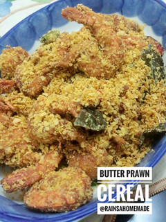 Foto resep Butter Prawn Cereal / Udang Goreng Nestum