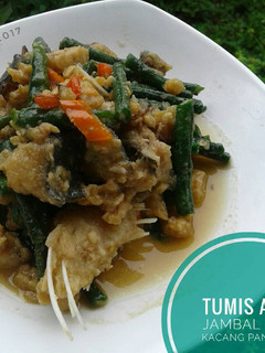 Foto resep Tumis Asin Jambal dan Kacang Panjang