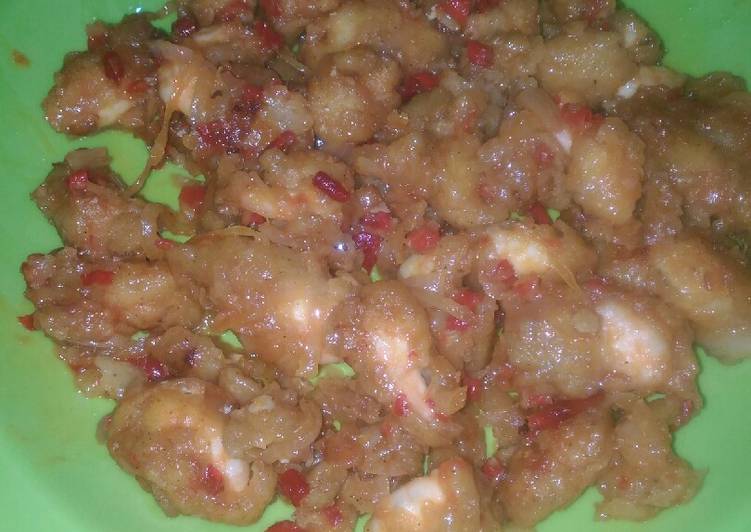 Resep Udang Goreng Tepung Bumbu Saus Padang, Menggugah Selera