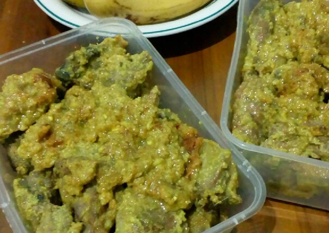 Kambing Ungkep (goreng /panggang)