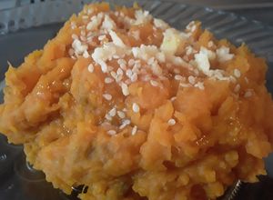 Una foto de Puré de zapallo anco 🎃🧀🎃!!!