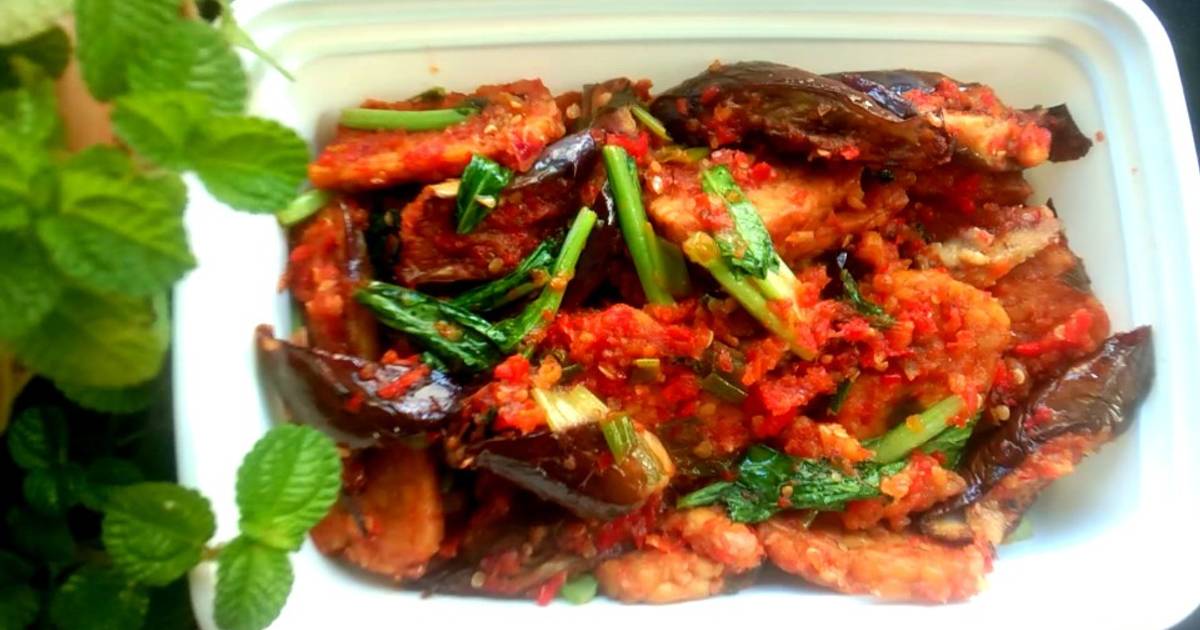 Resep Balado Tempe Terong Sawi Hijau Oleh Dsrahmawati Cookpad