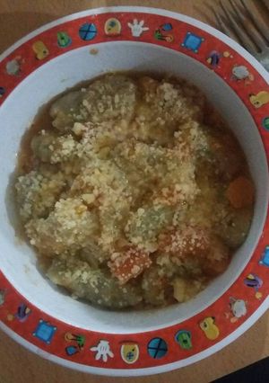 Una foto de Ñoquis de batata