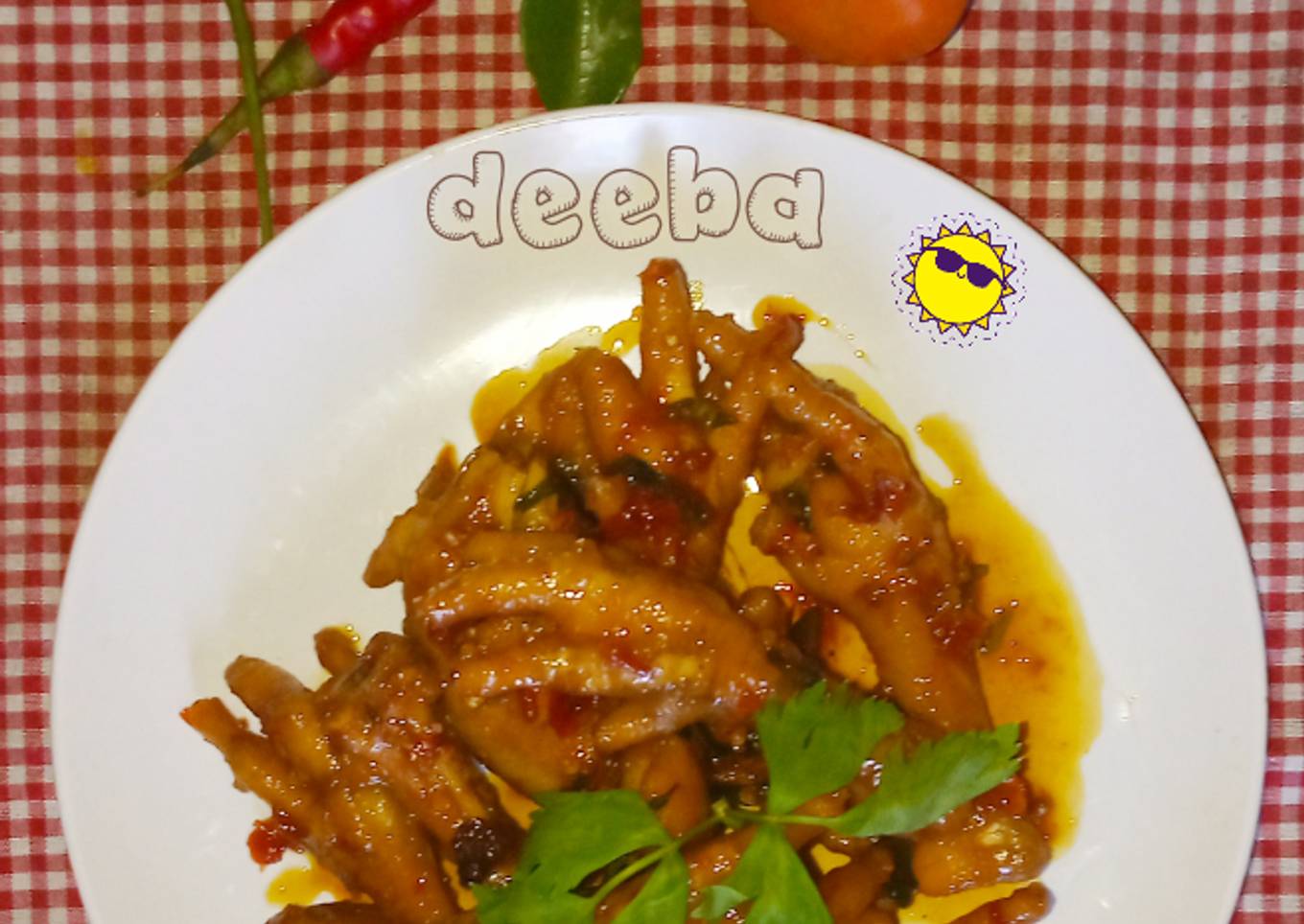 4. Ceker pedas manis