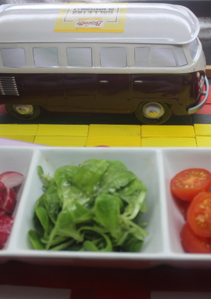Una foto de Ensalada divorciada