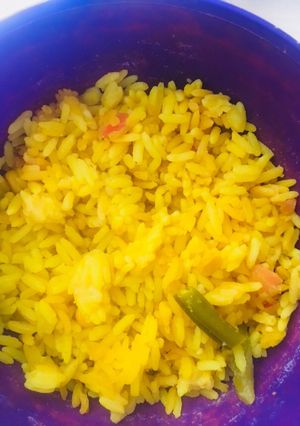 A picture of Vegetable rice.
