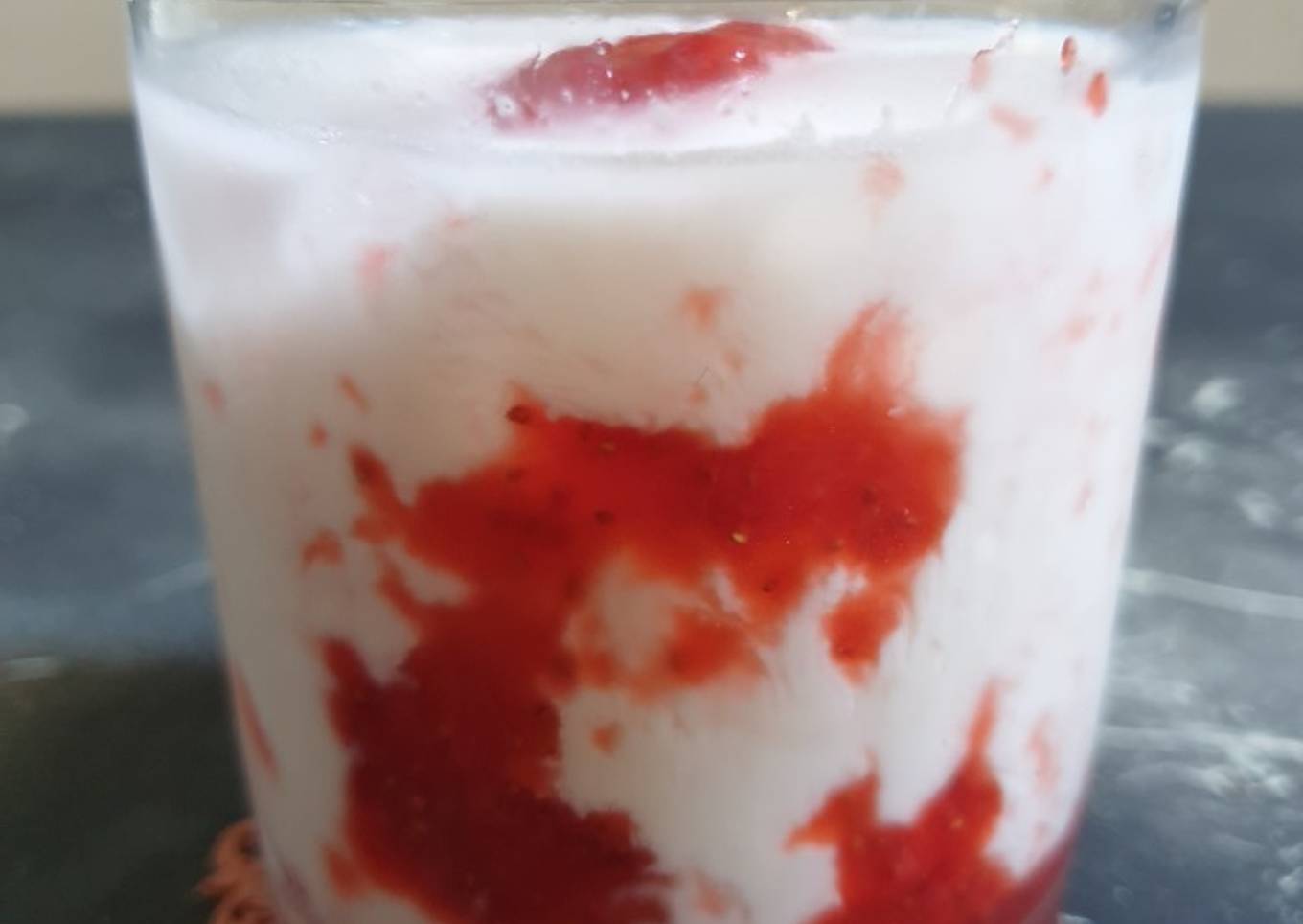 Korean Strawberry Milk