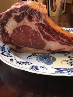 A picture of California Farm T Bone Tomahawk Steak.