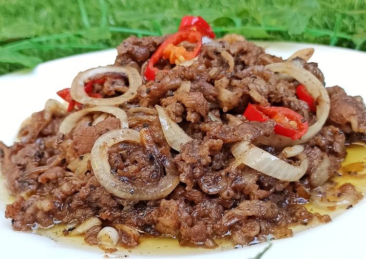 Resep 3 Beef Slice Blacpaper Enak