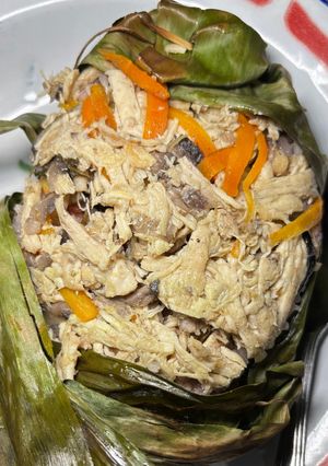 Foto resep Nasi bakar ayam sayur