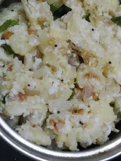 உருளைக்கிழங்கு பொடிமாஸ் செய்முறை முக்கிய புகைப்படம்