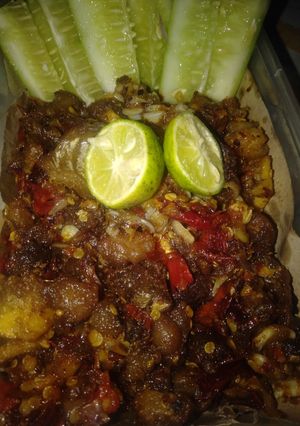 Foto resep Tetelan sapi penyet