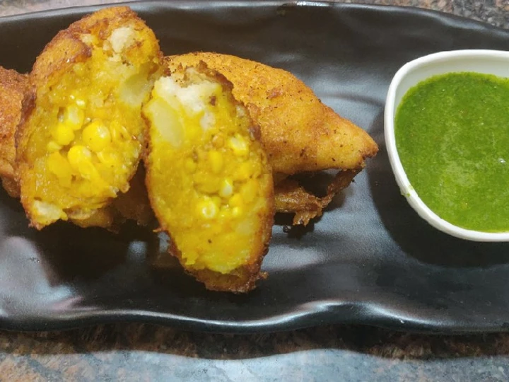 Easy Steps to Prepare Corn stuffed bread rolls the So Delicious Appealing