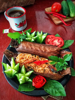 Foto resep Nasi Bakar Pindang Bumbu Rujak