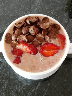 Una foto de Smoothie bowl plátano - zanahoria